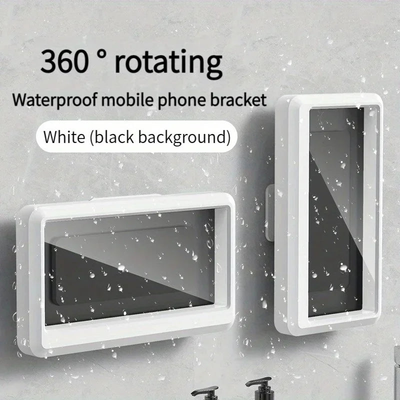 Fixed Shower Phone Holder 360 Rotation Waterproof and Anti-Fog Mobile Phone Case Mobile Phone Case for Bathroom Shower