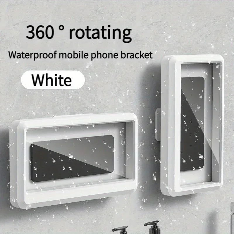 Fixed Shower Phone Holder 360 Rotation Waterproof and Anti-Fog Mobile Phone Case Mobile Phone Case for Bathroom Shower