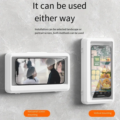 Fixed Shower Phone Holder 360 Rotation Waterproof and Anti-Fog Mobile Phone Case Mobile Phone Case for Bathroom Shower