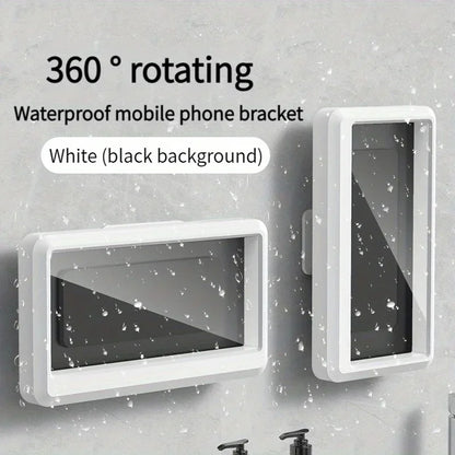 Fixed Shower Phone Holder 360 Rotation Waterproof and Anti-Fog Mobile Phone Case Mobile Phone Case for Bathroom Shower